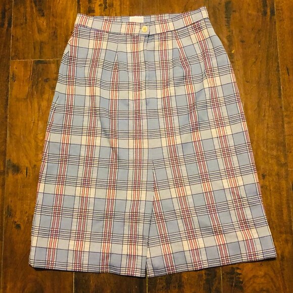 HOT FOR TEACHER TARTAN PENCIL SKIRT. - Picture 1 of 8